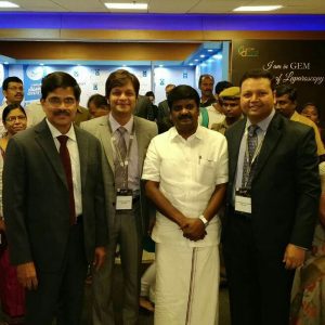 Dr Agrawal with Honorable Health Minister of TN Mr Vijayabaskar