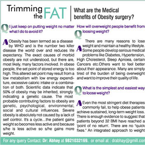 Dr. Abhay's Recognized Article in Femina.