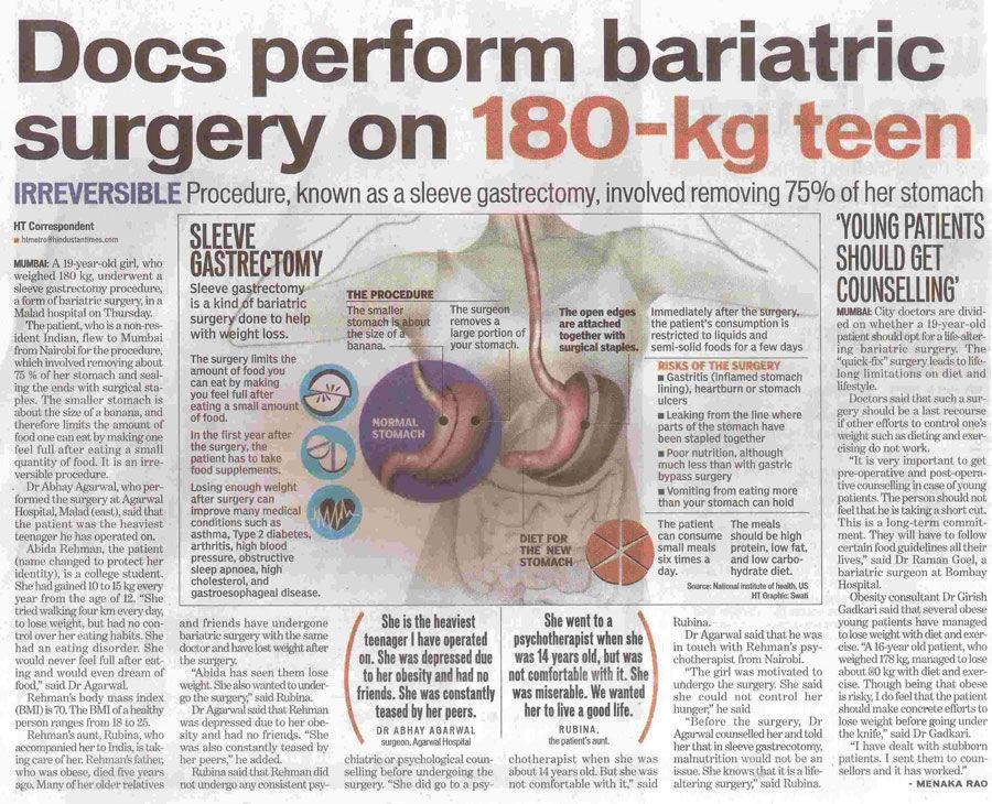 Hindustan Times News Features Dr. Abhay's Work